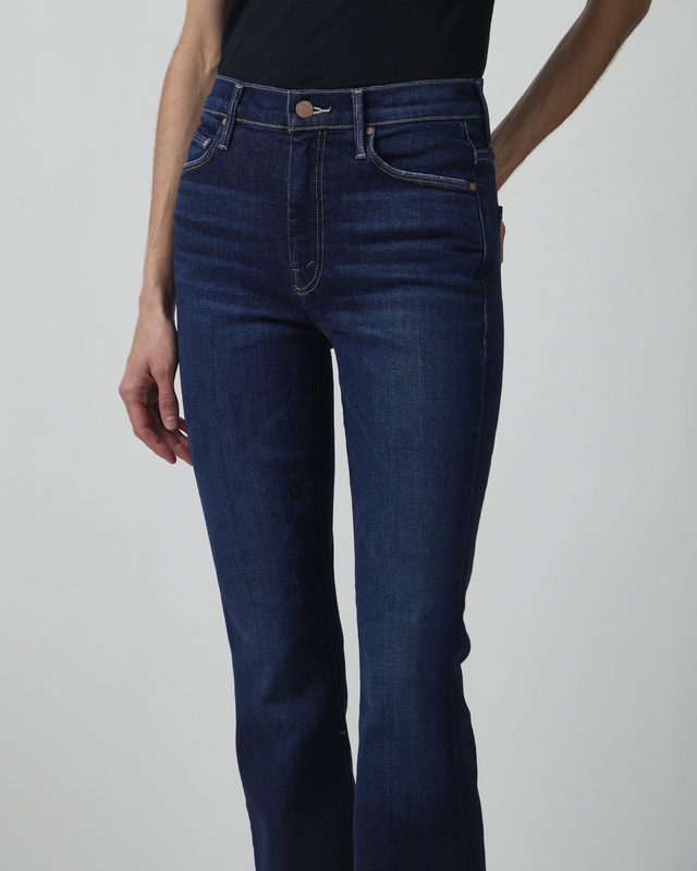 Mother Denim Jeans The Weekender Dark Blue Wash 25