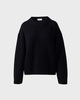 Wakakuu Icons Striktrøje Cashmere Wool R-neck Black S