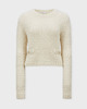 Moncler Sweater Wool Alpaca Jumper Bouclé Natural XS
