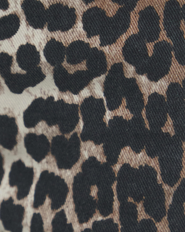 GANNI Jeans Leopard Betzy Cropped Leopard 29