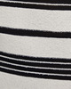 Moncler Klänning Striped Bouclé Midi Mörkgrå L