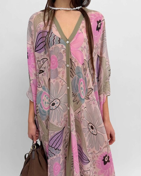 Kaftan Agave Ducharne Pink 2