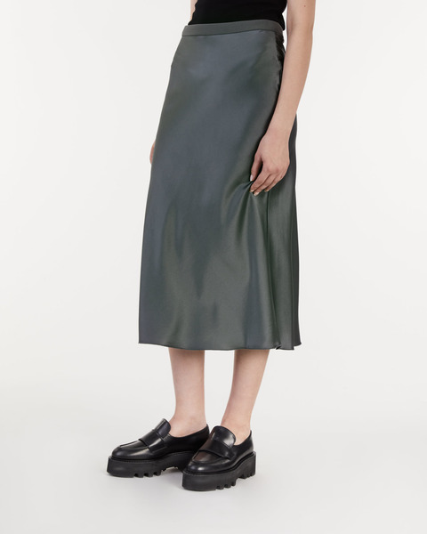 Skirt Hana Satin  Military green 1