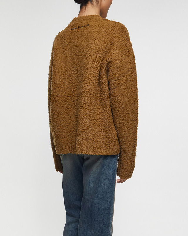 Acne Studios Tröja Crewneck Teddy Wool Beige XS