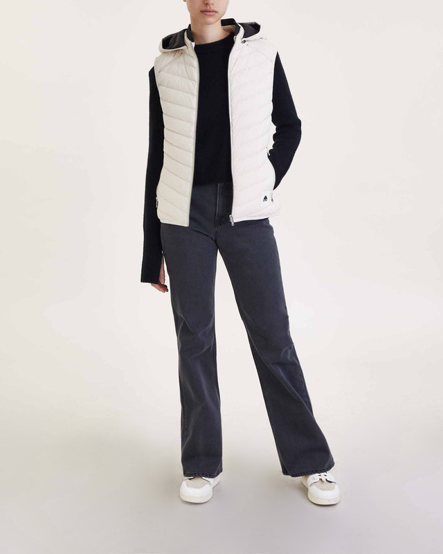 Moose Knuckles Air Down Vest  Offwhite XS