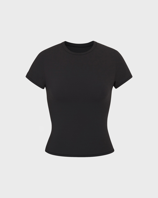 Skims T-shirt Fits Everybody Short Sleeve Onyx 861