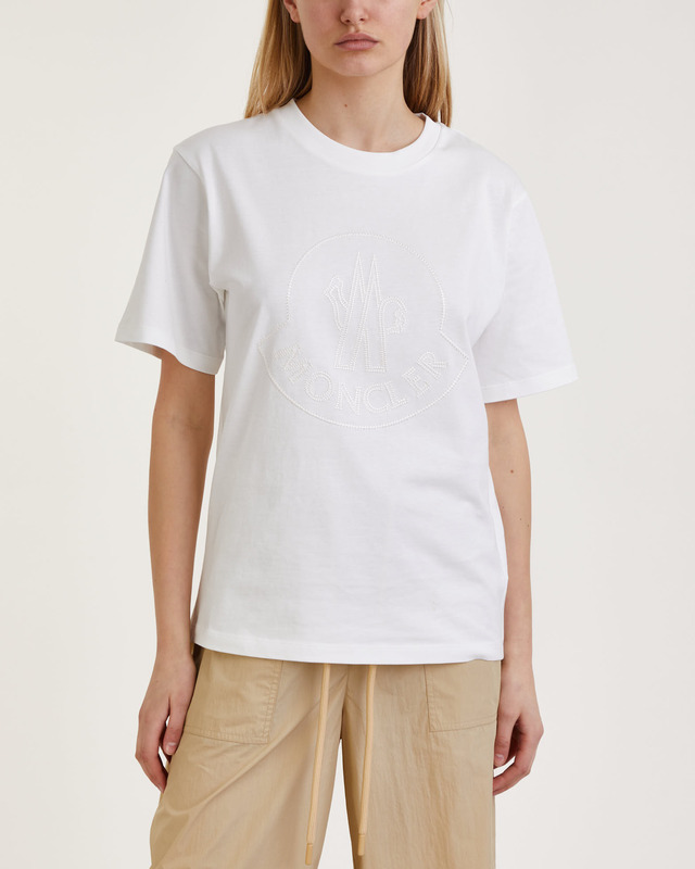 Moncler T-Shirt Maglia Maniche Corte Natural XS