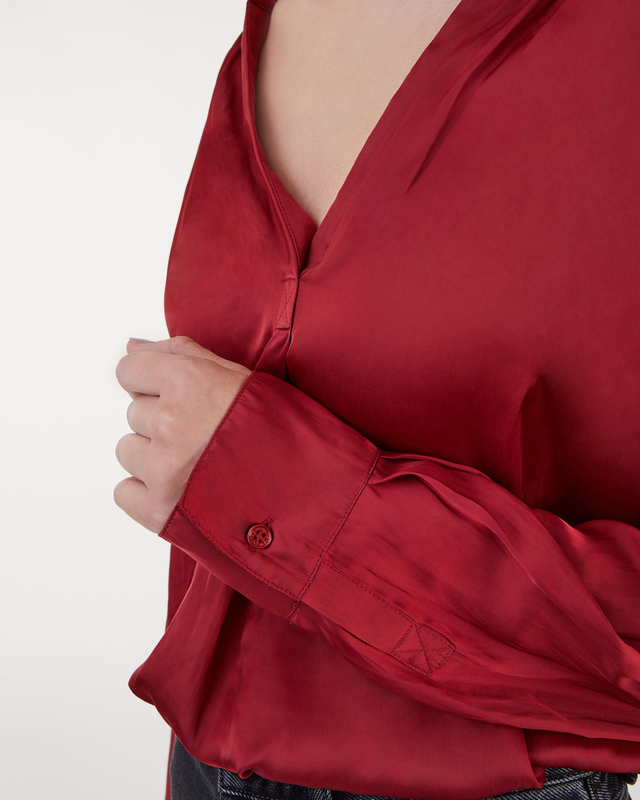 Zadig & Voltaire Blouse Tink Satin Red S