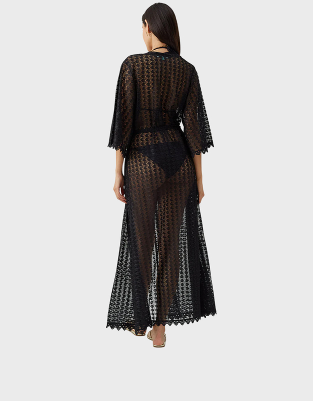 Melissa Odabash Kaftan Tali  Black S