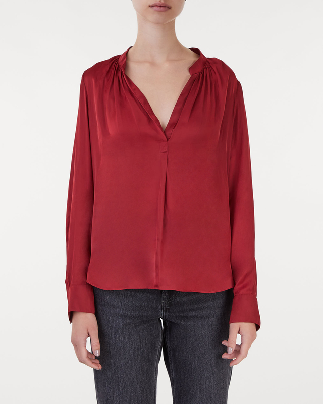 Zadig & Voltaire Blouse Tink Satin Red S