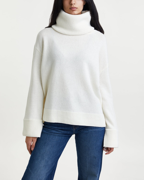 Tröja Dolcevita Tricot Offwhite 1