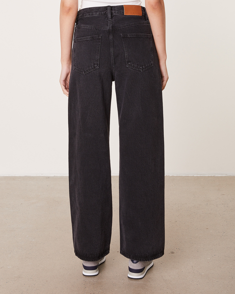 Jeans 02 Wide leg jean Washed black 2