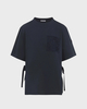 Moncler T-skjorte SS Navy L