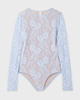 Zimmermann Bodysuit Lace Ljusblå 2 (M-L)