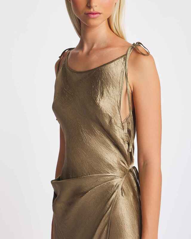 Acne Studios Satin dress Green 40