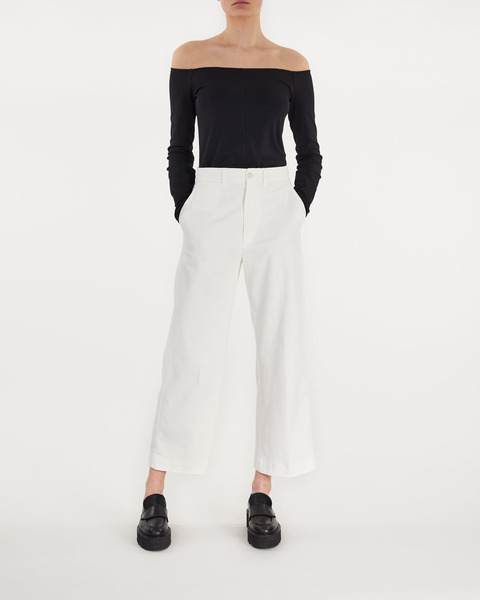 Byxa Cropped Chinos Vit 2