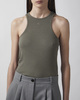 Anine Bing Topp Cole Tank Khaki green S