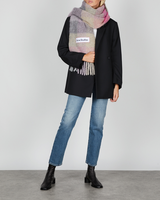 Acne Studios Scarf Vally Pink ONESIZE