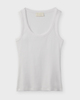 Wakakuu Icons Topp Biarritz Rib Tank Vit S