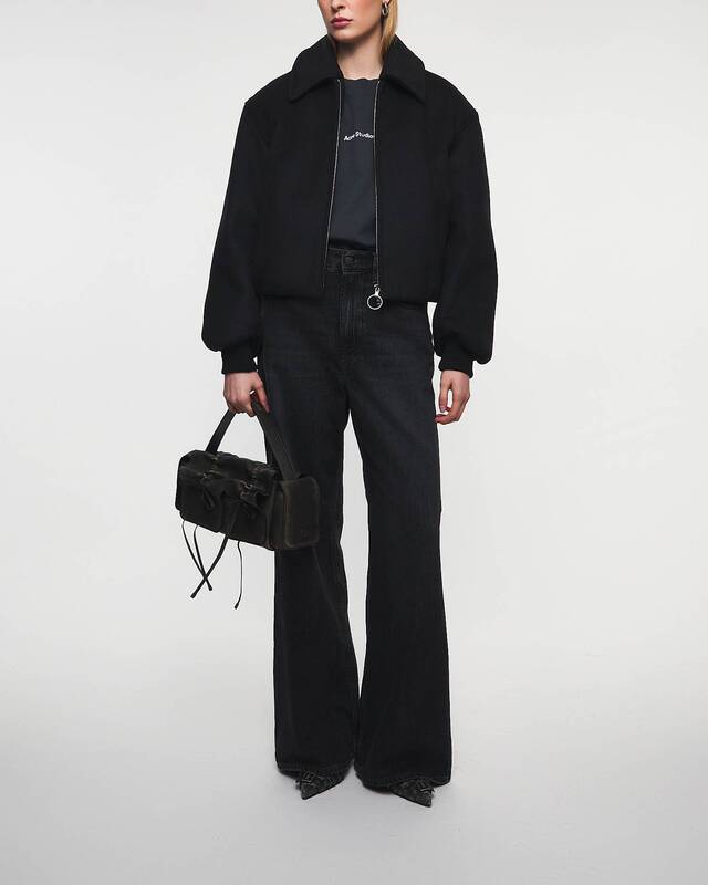 Acne Studios Jacket Wool Bomber Black 38