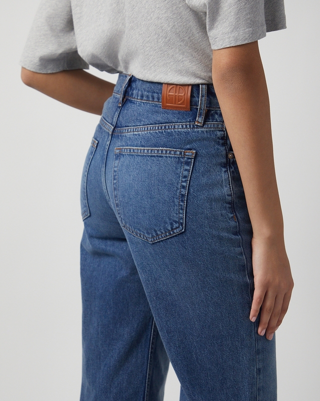 Anine Bing Jeans Gavin Long Mosaic Blue Blue 28