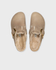 Birkenstock Tofflor Boston Shearling LEOI Tabacco Brun EUR 39