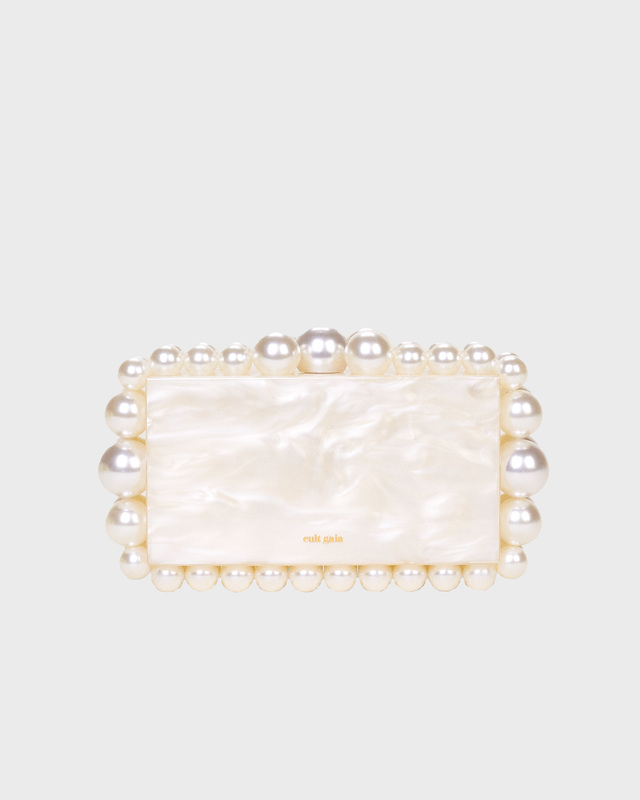 Cult Gaia Väska Eos Clutch  Ivory ONESIZE