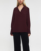 Filippa K Blouse Half Placket Burgundy  38