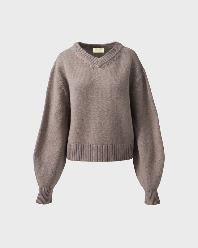 Wakakuu Icons Genser Cashmere V-Neck Sand XL