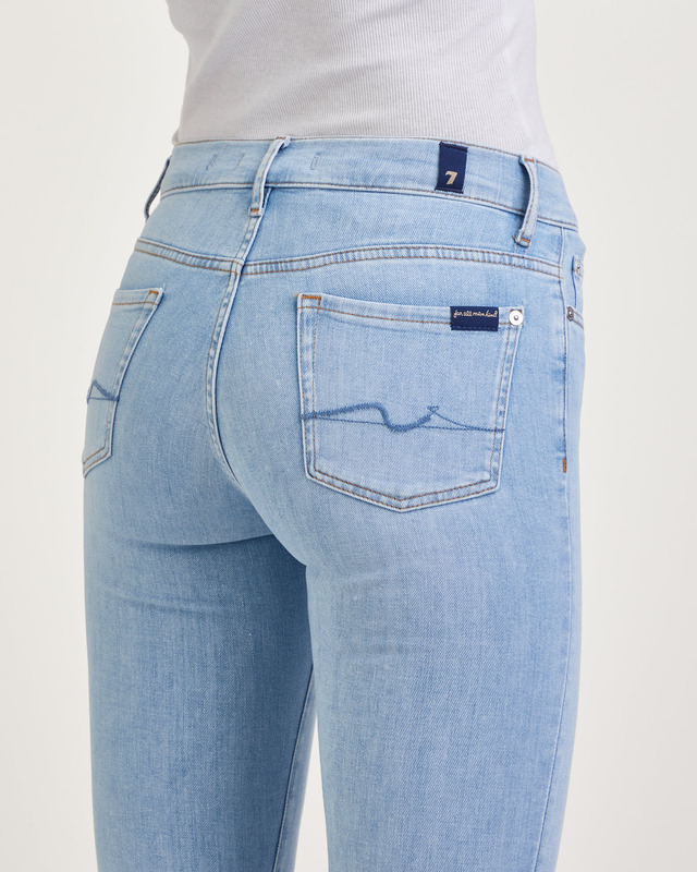 7 For All Mankind Jeans Roxanne Ankle Wind Catcher Ljusblå 31