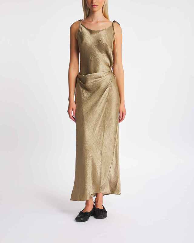 Acne Studios Satin dress Green 40