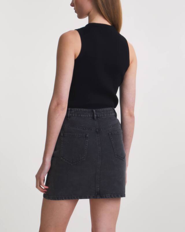 Wakakuu Icons Skirt Cleo Denim Grey wash XL