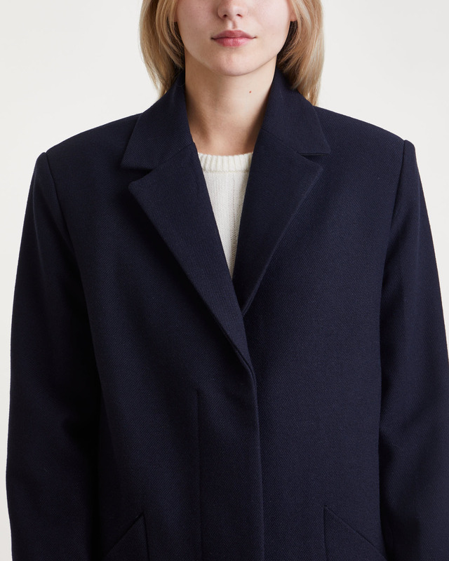 Zadig&Voltaire Coat Marly Lainage Mörkblå M