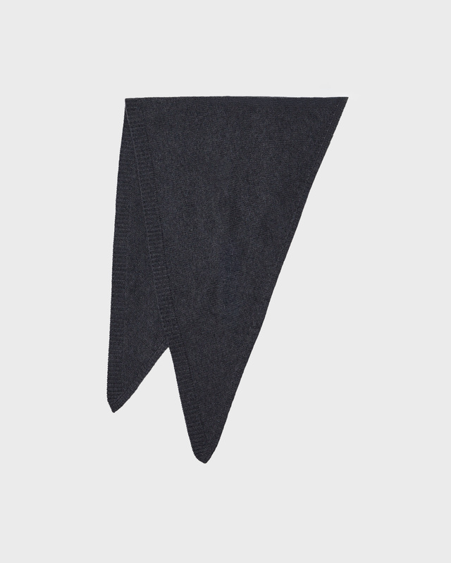 Wakakuu Icons Skjerf Wool Cashmere Triangle Grey ONESIZE