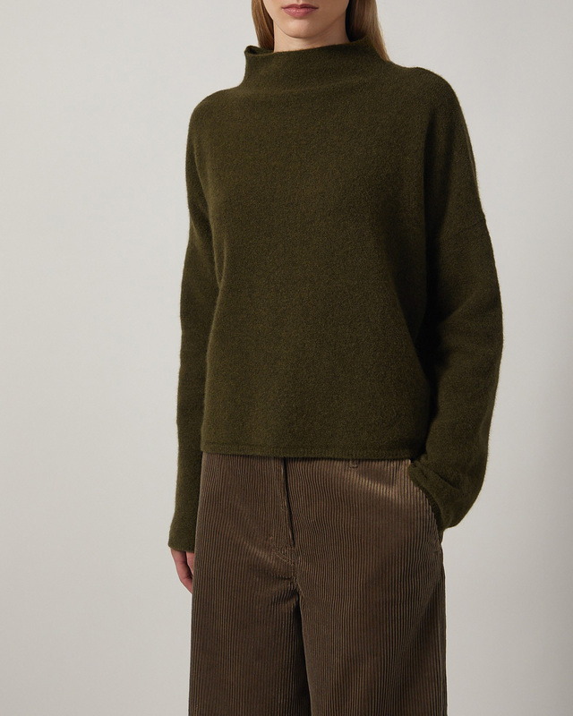 Filippa K Sweater Mika Yak Funnelneck Green XS