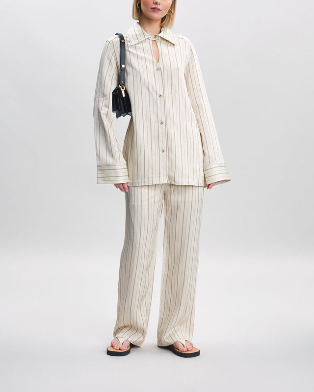 Rodebjer Byxor Simone Creme XS