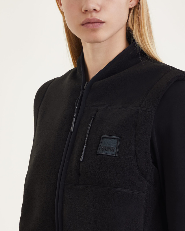Rains Fleece W Väst Svart XS