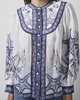 FARM Rio Blus Coast Scarf Long Sleeve Offwhite M