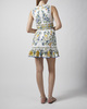 FARM Rio Kjole Emily Floral Tapestry Mini Offwhite XS