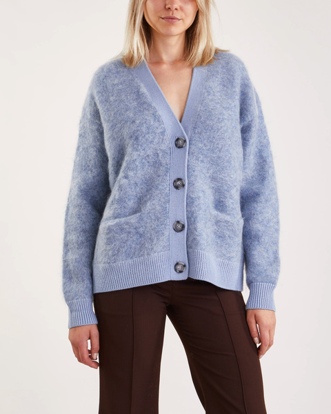 Cardigan Wool Mohair Oversized Denim 1