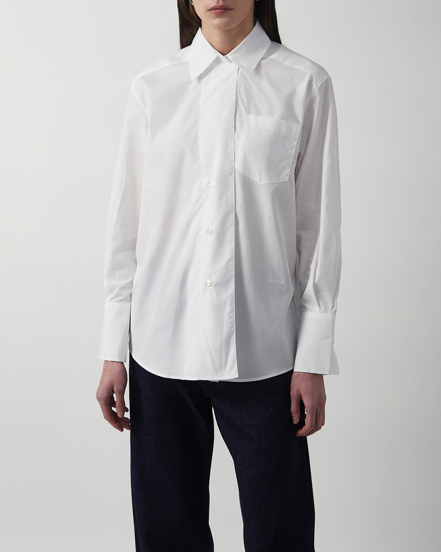 Dagmar Skjorta Asymmetric Vit 42