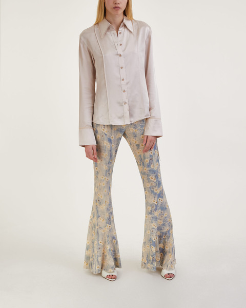 Trousers FN-WN-TROU001012 Blå 1