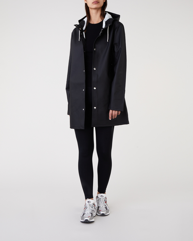 Stutterheim Regnrock Stockholm  Svart XXS