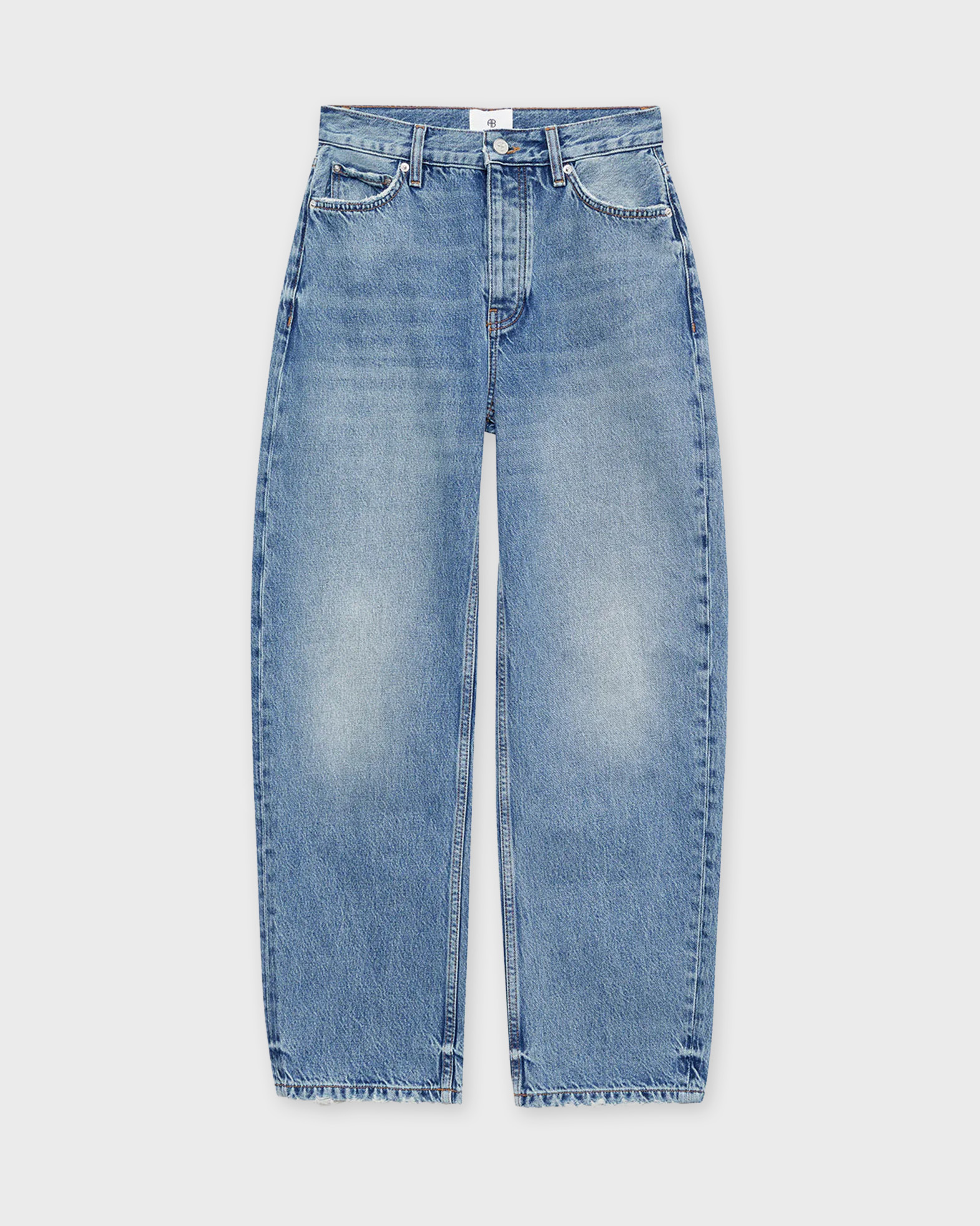 Anine Bing Women's Washed Blue Fritz Jean - Baltic Blue 27