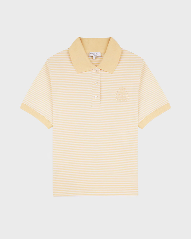 Sporty & Rich Poloskjorte NY Crest Prep Almond XS