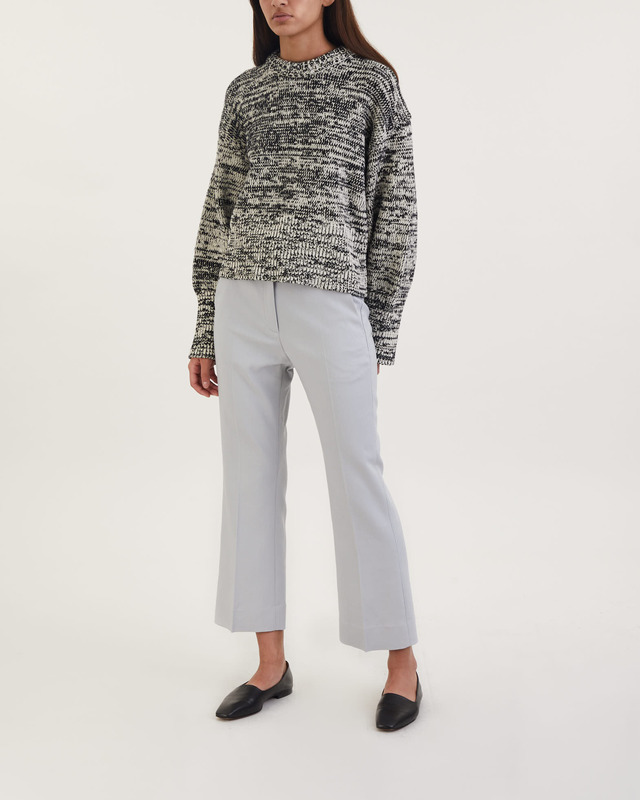 Dagmar Sweater Mouline Knit Svart/vit XS