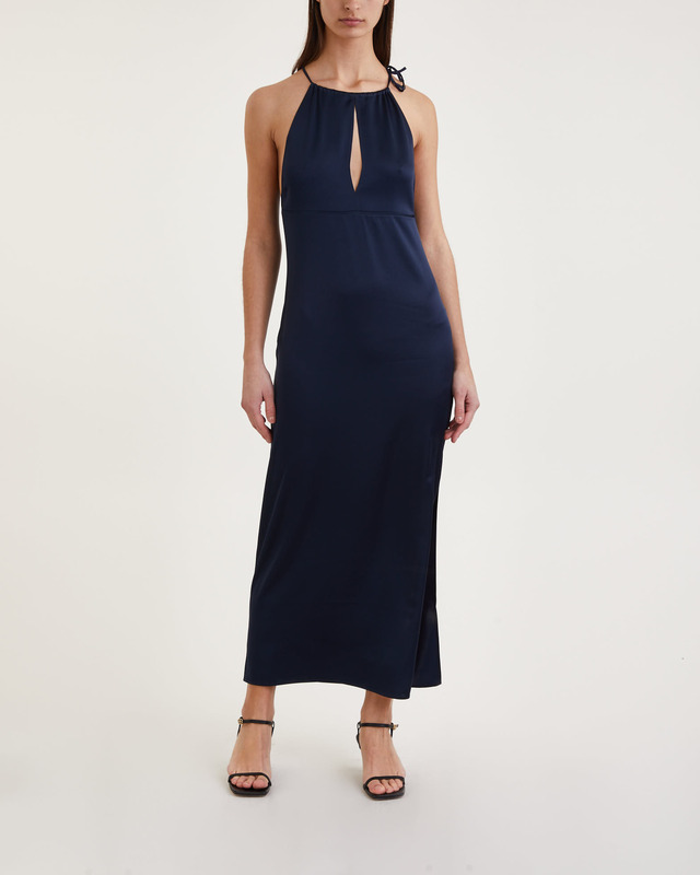 Filippa K Klänning Gathered Neck Satin Night 42