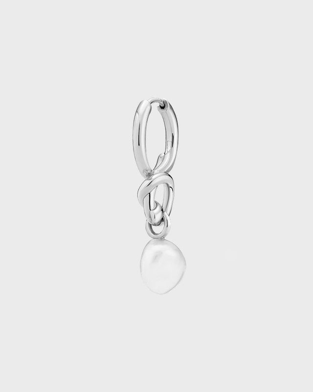 Maria Black Örhänge Bird Nest  Silver ONESIZE