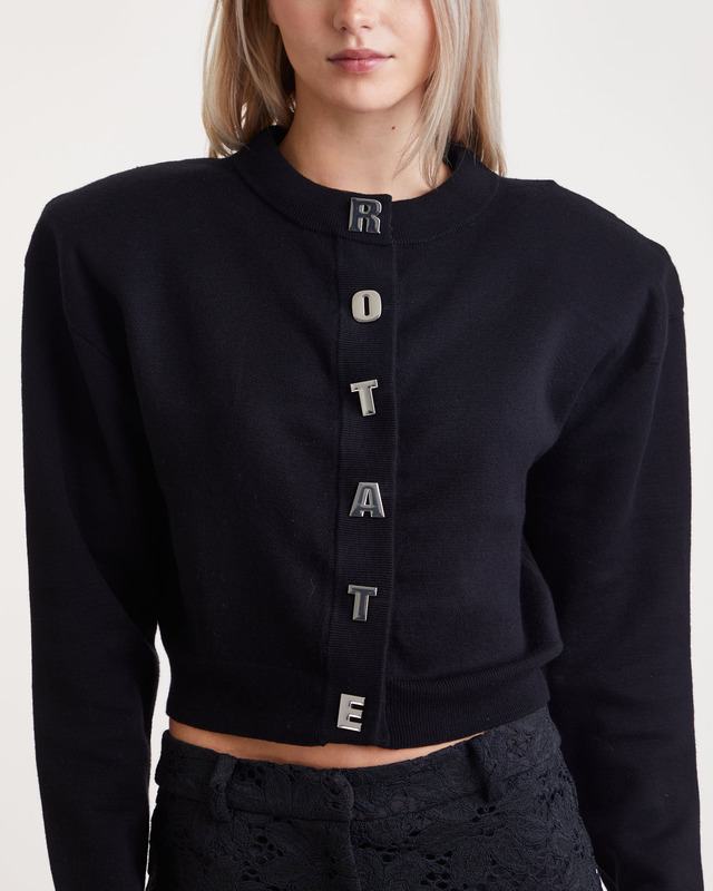 Rotate Kofta Firm Knit Svart 40