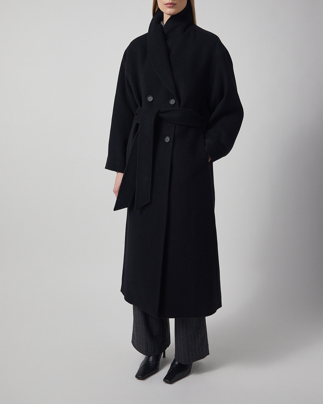 Dagmar Kappa relaxed wool Svart 36